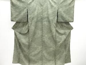 紗樹木模様小紋着物